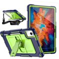 thumbnail image 1 of FIEWESEY Protective Case for Lenovo Tab M11 TB-330FU 2024, Lenovo Xiaoxin Pad 2024 TB331FC Shockproof Rugged case with Kickstand Tempared Glass for Lenovo Tab M11 11 Inch (Navy Blue/Green/1 PCS), 1 of 6