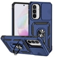 thumbnail image 1 of FIEWESEY for Samsung Galaxy A36 5G Case Built-in Slide Camera Cover & Kickstand Heavy Duty Protection Shockproof Phone Case for Samsung Galaxy A36 5G,Blue, 1 of 8