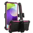 thumbnail image 1 of FIEWESEY for Samsung Galaxy A53 Phone Case,Heavy Duty Shock-Absorption/High Impact Resistant Armor Holster Defender Case with Kickstand + Swivel Belt Clip Holster for Samsung Galaxy A53(Pink), 1 of 3