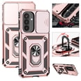 thumbnail image 1 of FIEWESEY for Samsung Galaxy A57 5G Case Built-in Slide Camera Cover & Kickstand Heavy Duty Protection Shockproof Phone Case for Samsung Galaxy A57 5G 6.7 inch,Rose Gold, 1 of 8
