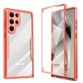 thumbnail image 1 of FIEWESEY for Samsung Galaxy S24 Plus, Built-in PET Screen Protector Dual Layer Full Body Protective Hard PC Back+Soft TPU Bumper Shockproof Phone Case for Galaxy S24 Plus(Red), 1 of 5