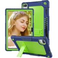 thumbnail image 1 of FIEWESEY Shockproof Kids Friendly Shoulder Strap Hybrid Tablet Case for Baken B10-2022/Mouikei Mke1001/Urao URa10031/Volentex M10/Freeski Fsk10018/Xgody N01/Wetap Y10/Lville Lville10051(Navy/Green), 1 of 6