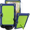 thumbnail image 1 of FIEWESEY Shockproof Kids Shoulder Strap Cover,with Screen Protector Case for Vankyo MatrixPad S10/ZZB ZB10/ATOZEE AT10/AOYODKG A38/YQSAVIOR/CUPEISI/Coopers YQ10S 10 Inch Tablet (Navy+Green,2 Pcs), 1 of 7