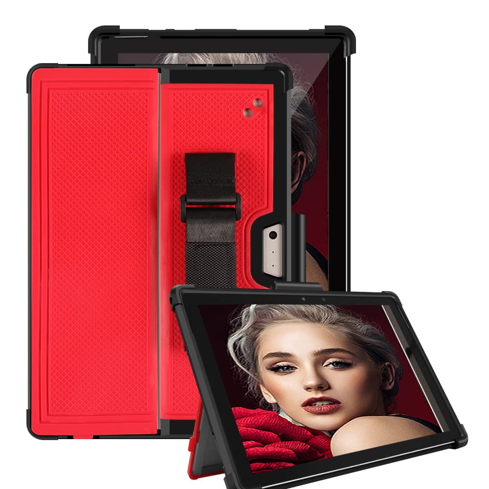 FIEWESEY Shockproof Rugged Protective Cover Case with Pen Holder Hand ...