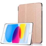 FIEWESEY Smart Case For iPad 9.7 Inch iPad 6th/5th Generation 2018 2017Model A1893 A1954 A1822 A1823, Ultra Slim Lightweight Stand Cover with protective Back - Rosegold