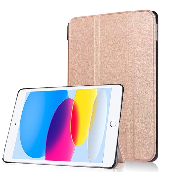 FIEWESEY Smart Case For iPad 9.7 Inch iPad 6th/5th Generation 2018 2017(Model: A1893 A1954 A1822 A1823), Ultra Slim Lightweight Stand Cover with protective Back - Rosegold