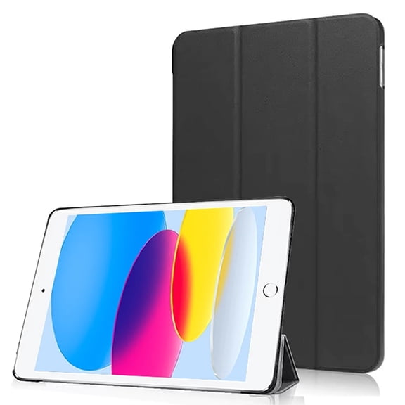 FIEWESEY Smart Case For iPad 9.7 Inch iPad 6th/5th Generation 2018 2017(Model: A1893 A1954 A1822 A1823), Ultra Slim Lightweight Stand Cover with protective Back - Black