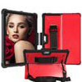 thumbnail image 1 of FIEWESEY for Surface Pro 8 13 Inch Tablet Case,Shockproof Rugged Protective Case with Pen Holder Hand Strap,Compatible with Type Cover Keyboard,for Microsoft Surface Pro 8 2021 Release(Red/Black), 1 of 6