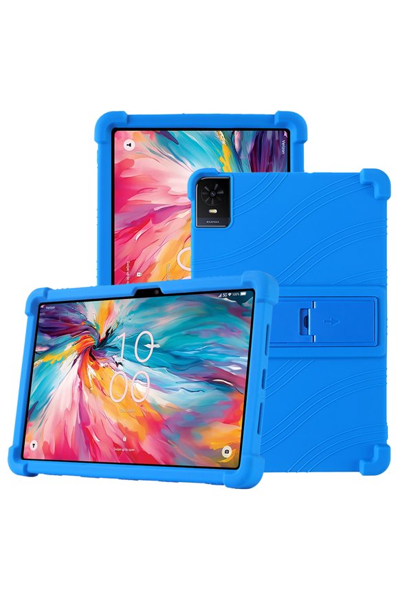 for TCL TAB 10 NXTPAPER 5G 10.4 Inch Tablet Case Silicone Hybrid Cover with Kickstand Kids Friendly Slim Shell Back Protection for TCL TAB 10 NXTPAPER 5G 10.4 Inch Model 9199S Tablet - Blue
