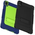 thumbnail image 1 of FIEWESEY for TCL Tab 10L Gen 3 8193A / For TCL TAB 10 Gen 2 Case Kids Friendly with Kickstand Case for TCL TAB 10 Gen 2/TCL TAB 10L LTE Gen 3 Model 8194A/TCL Tab 10L Gen 3 - Black+NavyGreen, 1 of 7