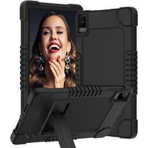 FIEWESEY for TCL Tab 10L Gen 3 8193A / For TCL TAB 10 Gen 2 Case Kids Friendly with Kickstand Case for TCL TAB 10 Gen 2/TCL TAB 10L LTE Gen 3 Model 8194A/TCL Tab 10L Gen 3 - Black