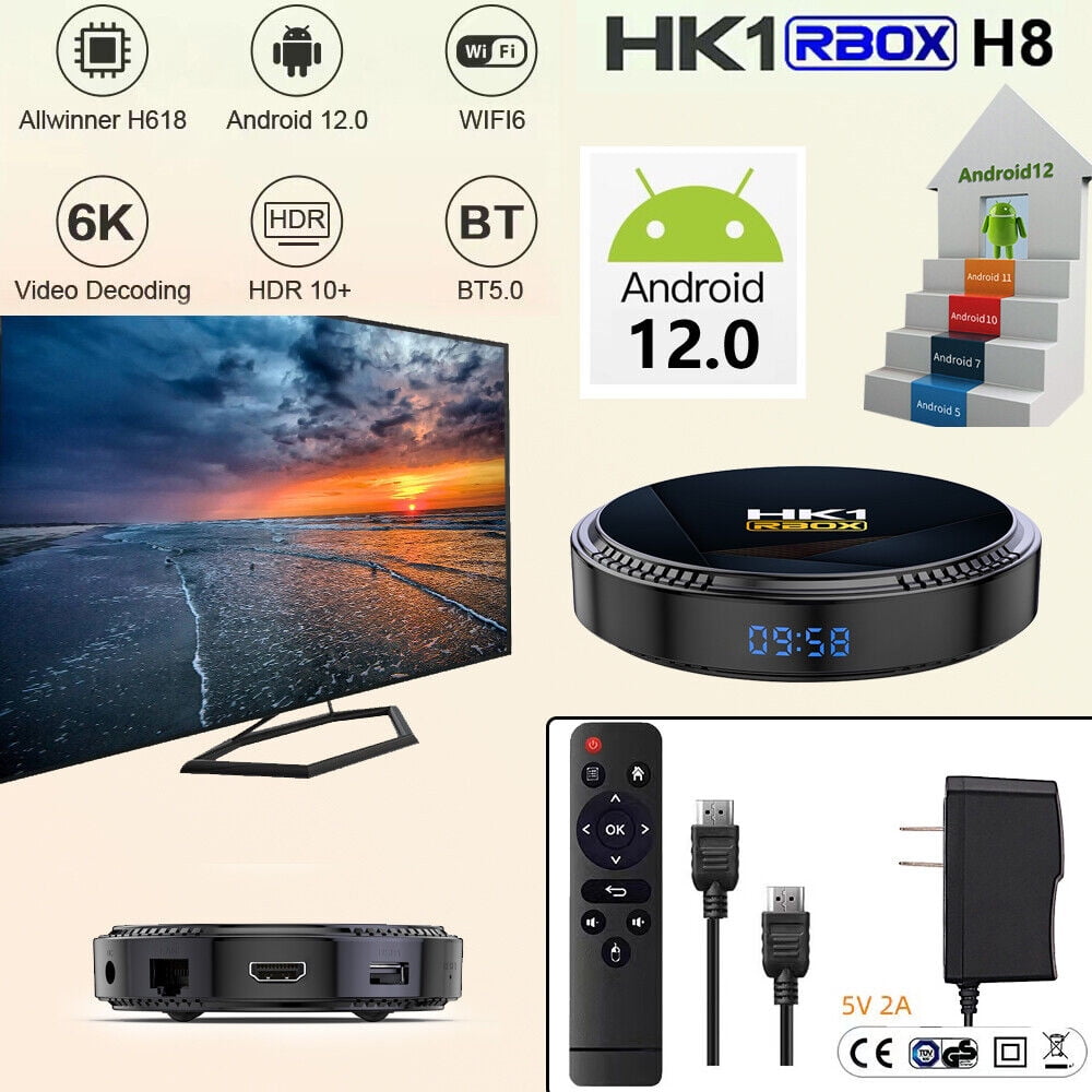 FIEWESEY H96 Max TV Smart BOX,Android 9.0 TV Displays Box