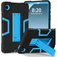 thumbnail image 1 of FIEWESEY Tablet Case for Samsung Galaxy Tab A9 Plus 11.0 inch Cover, Shockproof Drop-Proof Protective Kids Case with Stand for Tab A9+ 5g SM-X210/SM-X215/SM-X216(Black+Blue), 1 of 6
