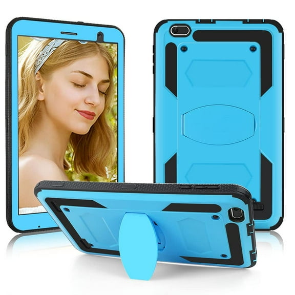 FIEWESEY for Vankyo MatrixPad S8 Case,Shockproof Hybrid case for Gateway 8/Dragon Touch Y80/Winnovo M8/TECLAST P80H/P80X/Mix/Haehne 8 inch/BLU M8L 2022/Sunshine T1 Elite/FOXXD T8 Tablet(Blue)