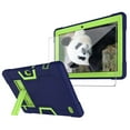 thumbnail image 1 of FIEWESEY for Vankyo MatrixPad Z4 Case,Drop-Proof Shock-Resistant Hybrid case(with Stand) for Vankyo MatrixPad Z4/Z4 Pro/Llltrade 10 inch Tablet+Tempered Glass Screen Protector (Navy/Green, 1 Pack), 1 of 6