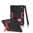 thumbnail image 1 of FIEWESEY for Vankyo MatrixPad Z4/Z4 Pro 10 Inch Tablet Case,Heavy-Duty Drop-Proof and Shock-Resistant Hybrid case(Built-in Stand), for Vankyo MatrixPad Z4/Z4 Pro/Llltrade 10 inch Tablet(Black+Pink), 1 of 7