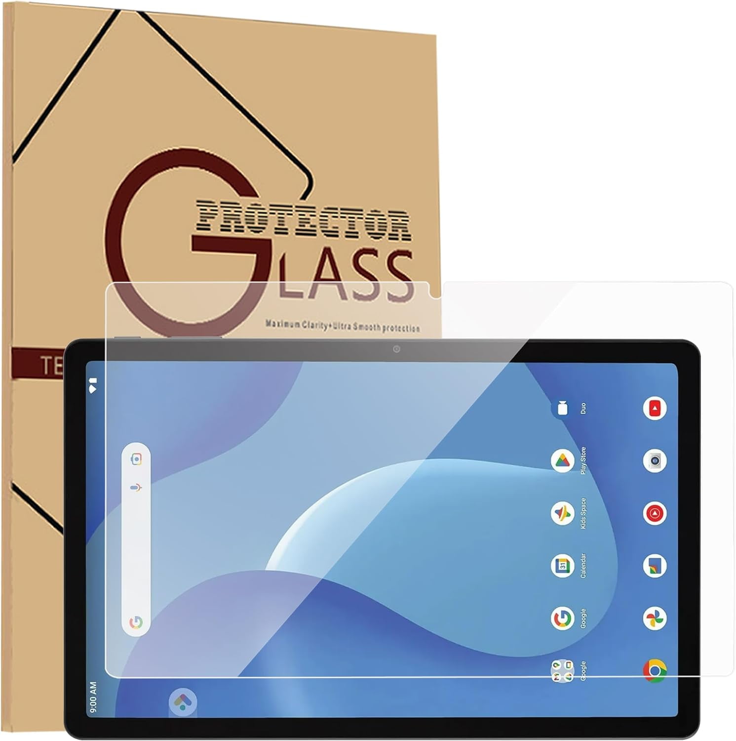 FIEWESEY for Walmart Onn 10.1 Gen 4 2024 Tempered Glass Film Screen