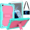 thumbnail image 1 of FIEWESEY for Walmart Onn 10.4" Tablet Pro (100110603) Case,Heavy-Duty Drop-Proof Shockproof Hybrid Kids Friendly Protective Case for Onn 10.4" Tablet Pro 2023+Screen Protector(Green/Pink,1 Pcs), 1 of 7