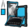 thumbnail image 1 of FIEWESEY For Walmart Onn 11 inch Tablet Pro 2024 Model Case/Onn 11 inch Tablet Pro(100146660) Soft Silicone Case Kids Friendly with Shoulder Strap Stand for Walmart Onn 11" Tablet Pro 2024,BlackBlue, 1 of 7