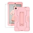 thumbnail image 1 of FIEWESEY for Walmart Onn 8 Pro 8 inch Tablet Case,Heavy-Duty Drop-Proof Shock-Resistant Hybrid Built-in Stand Case for Walmart Onn 8 Pro (Model:100003561)+Screen Protector(Rose Gold, 1 Pc), 1 of 6