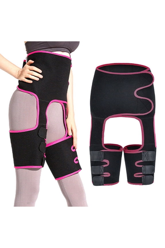 Women Hip Enhancer Invisible Lift Butt Lifter Shaper High Waist Trainer Thigh Trimmers for Lose Weight(M, Red)