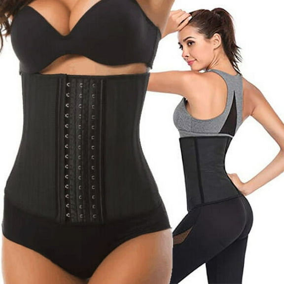 FIEWESEY Women Waist Training Tummy Cincher Corset Shaper Trainer Bustier Slim Waistline Body Shaper (XXL)