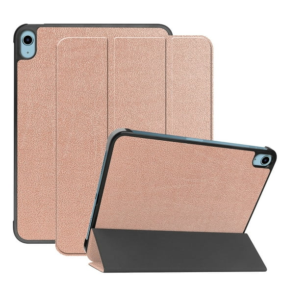 FIEWESEY for iPad (A16) 11th Generation Case 11 Inch 2025, iPad 10th Generation Case 10.9 Inch 2022 Slim Stand Hard PC protective Back Shell Smart Cover, Support Touch ID Auto Wake/Sleep (Rose Gold)