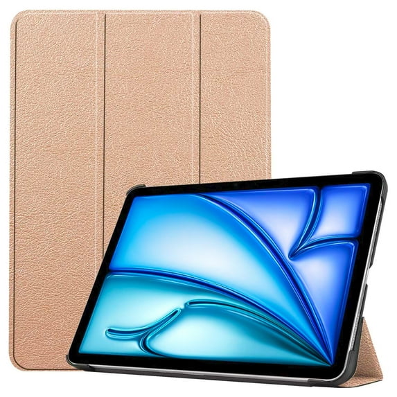 FIEWESEY For iPad Air 11-inch M3 2025/ iPad Air 11" M2 2024, for iPad Air 5th Generation (2022) / for iPad Air 4th Generation (2020) 10.9", Auto Sleep/Wake Smart Cover Soft TPU Back Case - RoseGod