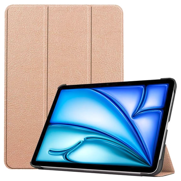 FIEWESEY For iPad Air 11-inch M3 2025/ iPad Air 11" M2 2024, for iPad Air 5th Generation (2022) / for iPad Air 4th Generation (2020) 10.9", Auto Sleep/Wake Smart Cover Soft TPU Back Case - RoseGod