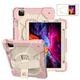 thumbnail image 1 of FIEWESEY for iPad Air 6th 5th Generation Tablet Case,Rotatable Stand & Hand Strap Kids Shockproof Cover for iPad Air (6th 5th and 4th Gen)/iPad Pro 11 2024/2022/2020/2021/2018(Pink/White), 1 of 6
