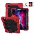 thumbnail image 1 of FIEWESEY for iPad Air 6th 5th Generation Tablet Case,Rotatable Stand & Hand Strap Kids Shockproof Cover for iPad Air (6th 5th and 4th Gen)/iPad Pro 11 2024/2022/2020/2021/2018(Red/Black), 1 of 6