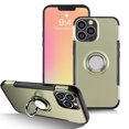 thumbnail image 1 of FIEWESEY for iPhone 13 Pro 6.1 Inch Case, Anti-Scratch Shockproof Case 360 Degree Rotation Finger Ring Holder Kickstand [Work with Magnetic Car Mount] for iPhone 13 Pro 6.1 Inch(Gold), 1 of 7