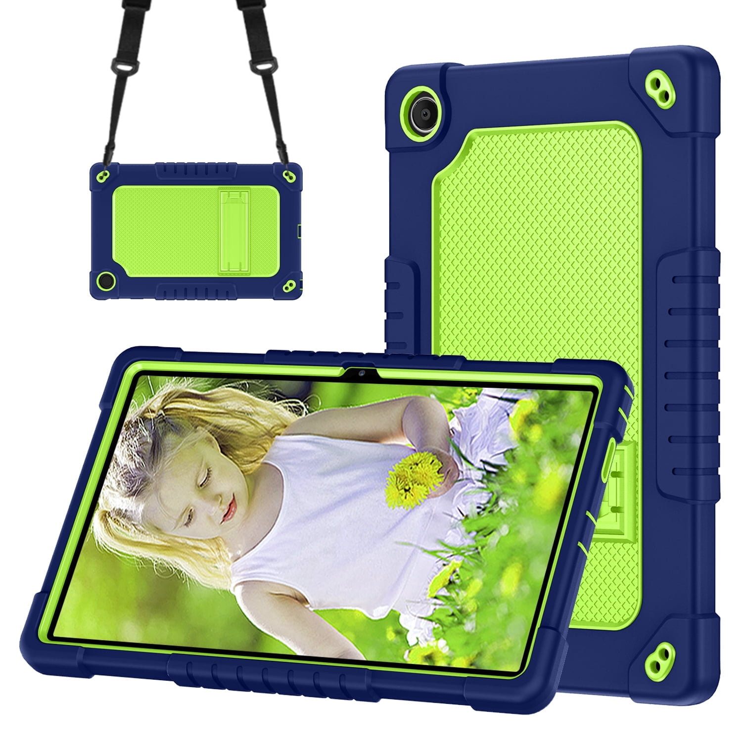 Mignova Heavy Duty Protective Case For Onn 11" Tablet Pro 2023 – With Kickstand & Shoulder Strap