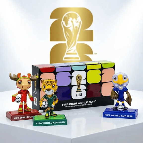 FIFA 2026 World Cup Mascot Figure Set Official Licensed Product 3 Pack