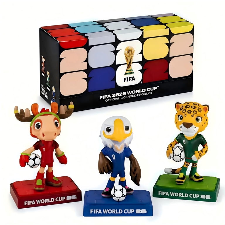 FIFA 2026 World Cup Official Licensed Mascot 5 Inch Figurines Set