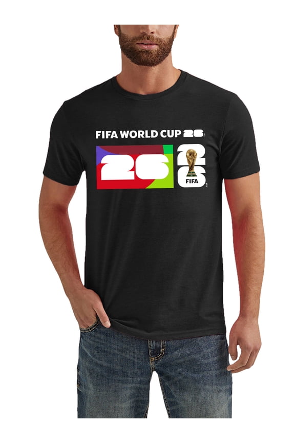 Men's Big and Tall World Cup Event Tee ,Big size up to 6XL and Tall size up to 5XT