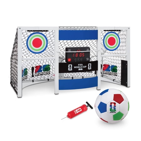 FIFA World Cup 2026 Arcade Soccer Roundabout with Electronic Scoring, 2 Soccer Goals, Soccer Ball and Pump Included, Ages 6+