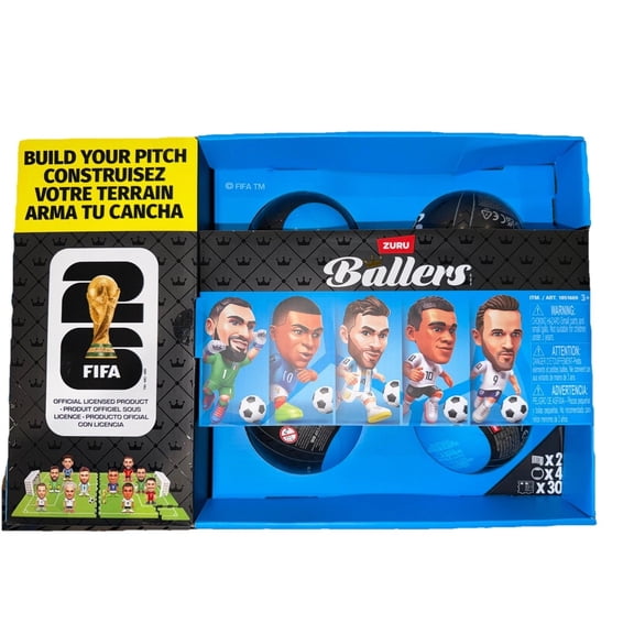 FIFA World Cup 2026 Ballers Series 1 4 Pack by ZURU Official Licensed Product