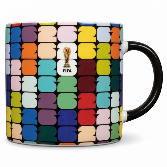 FIFA World Cup 2026 Bone China 20 oz/591 ml Trophy Mug - Multicolor