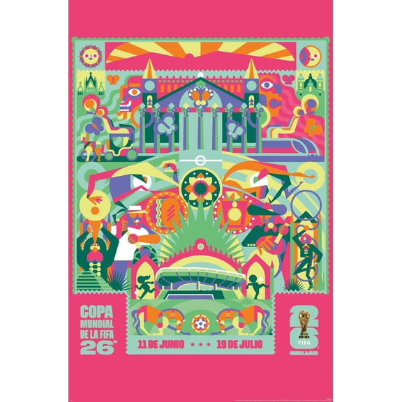 FIFA World Cup 2026 - Guadalajara Wall Poster, 14.725" x 22.375"