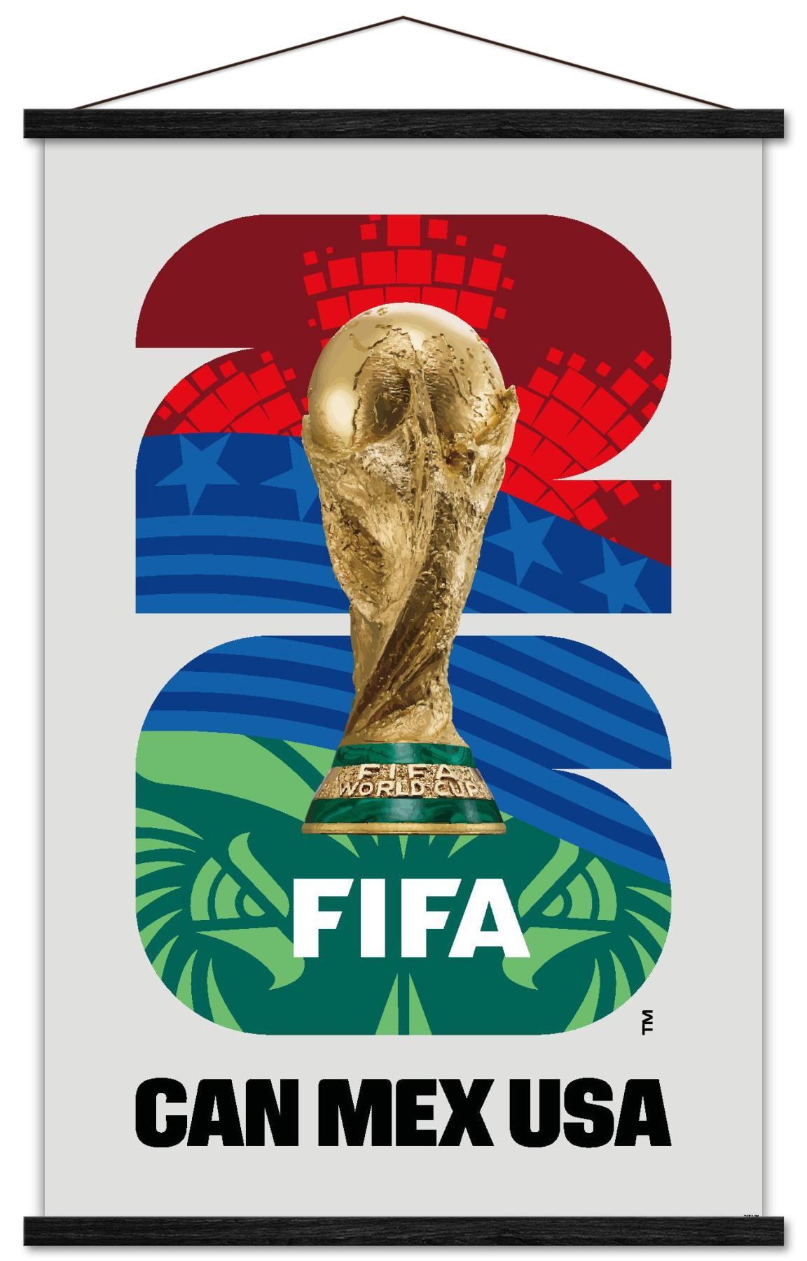 Fifa Frame FIFA World Cup 2026 - Logo Wall Poster with Magnetic Frame, 22.375