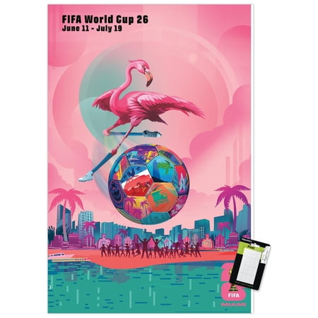 FIFA World Cup 2026 - Miami Wall Poster, 22.375" x 34"