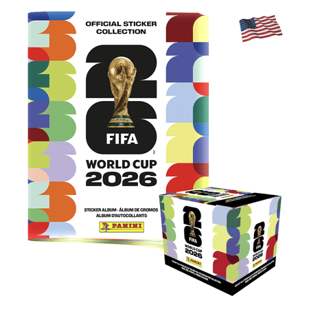 FIFA® World Cup 2026 PANINI® Collection - Soft Cover Album and 1 Box with 50 Sticker Packets