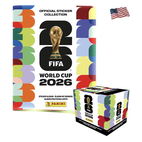 FIFA World Cup 2026 PANINI Collection - Soft Cover Album and 1 Box with 50 Sticker Packets
