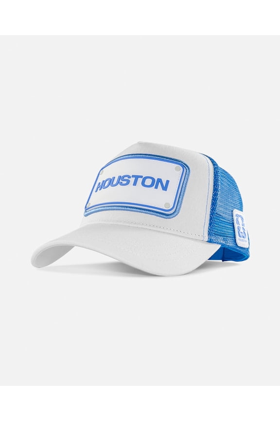 FIFA World Cup 2026 Rubber Host City Patch Trucker Soccer Cap - Houston