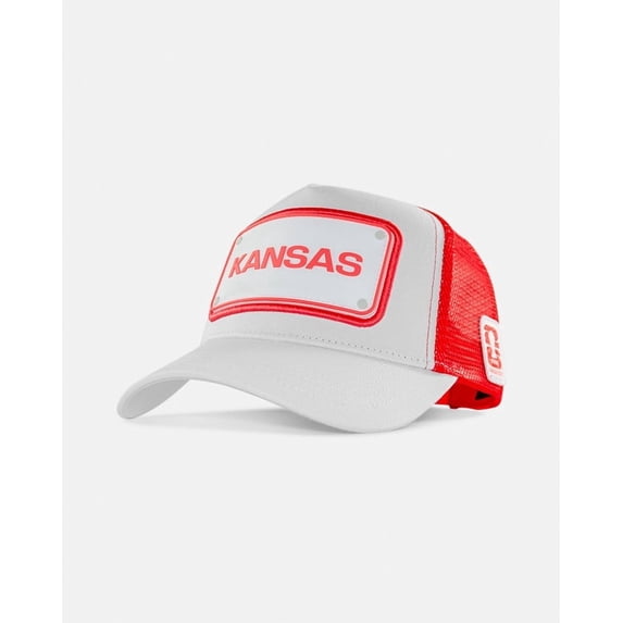 FIFA World Cup 2026 Rubber Host City Patch Trucker Soccer Cap - Kansas City