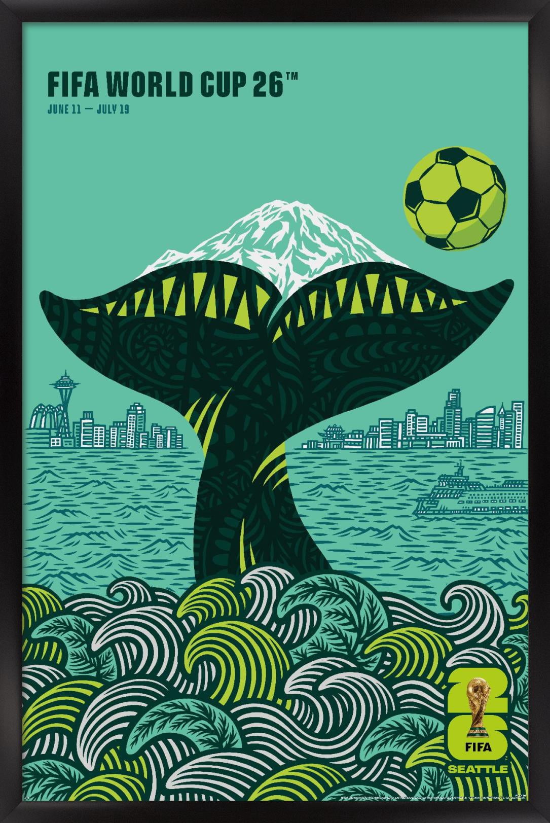 FIFA World Cup 2026 - Seattle Wall Poster, 22.375