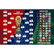 FIFA World Cup 2026 - Tournament Bracket Wall Poster, 22.375" x 34"