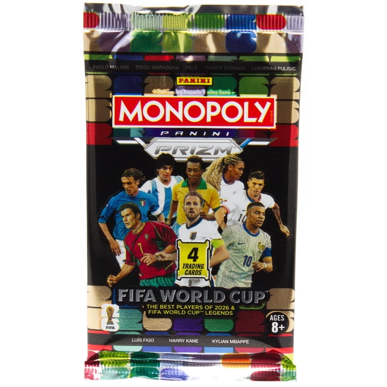 FIFA World Cup Monopoly 2026 Prizm Trading Card BLASTER Pack (4