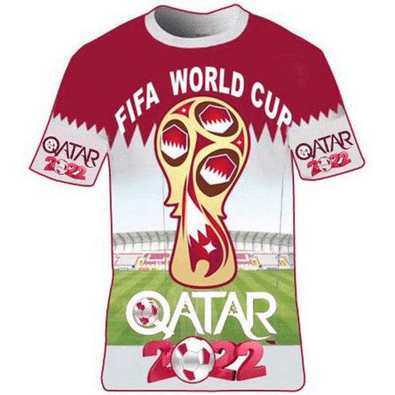 FIFA World Cup Qatar 2022 World Cup T-Shirt Size Large